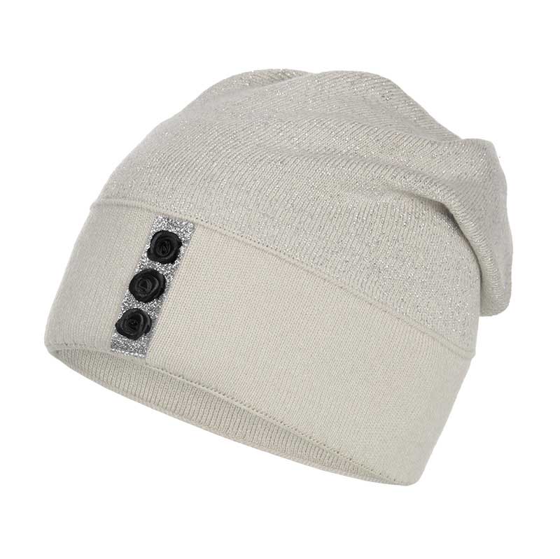 reverse-online.pl - Czapka damska - z czarnymi różami